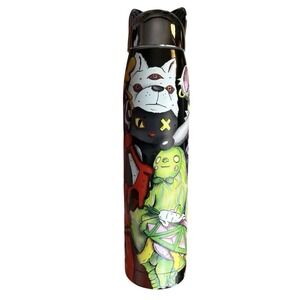 MEOW WOLF Creature Feature Stainless Steel Water Bottle Cat Lid Surreal Art 11oz
